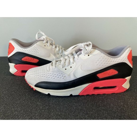 2012 Nike Air Max 90 EM Infared Mens Running Shoes 554719 110 Size 11 Mint Cond - Picture 8 of 12